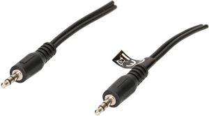 câble audio stéréo fiche jack 3m noir