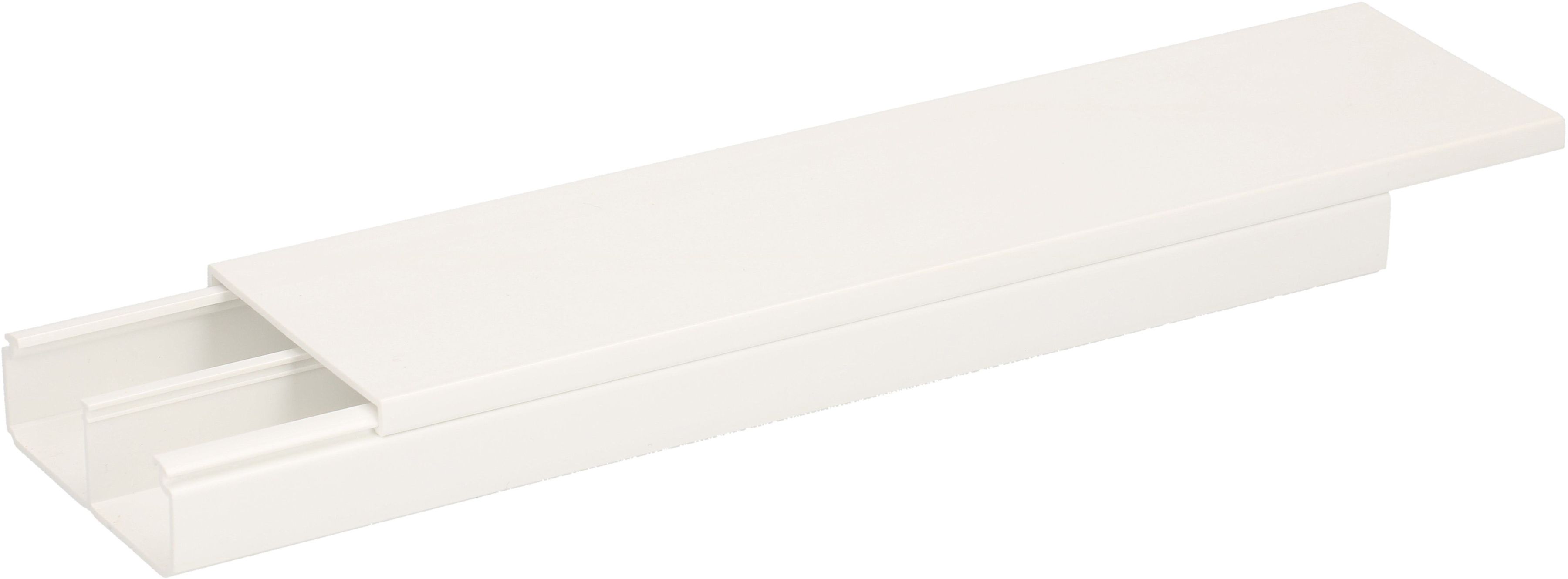 Kabelkanal 53x20mm weiss 2m