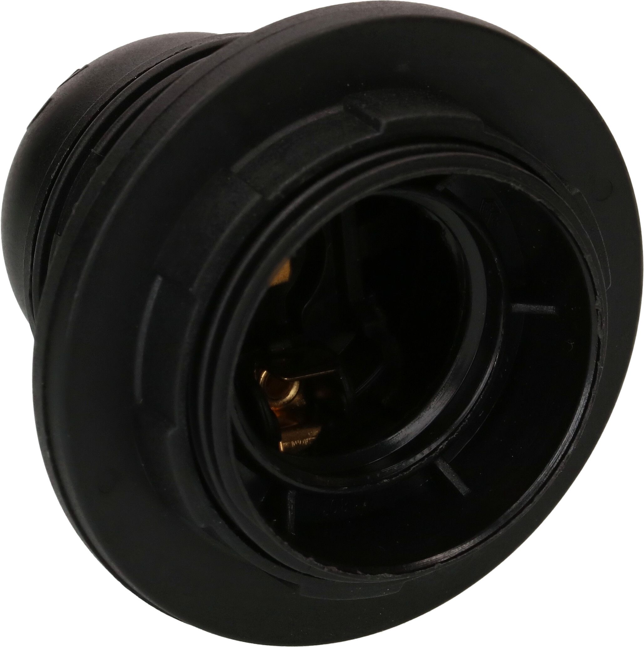 douille E27 à vis avec 2 anneaux M10x1 noir