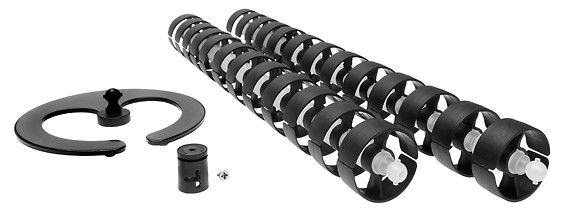 garniture serpentine de câble Orbit 50 1.25m noir RAL9005