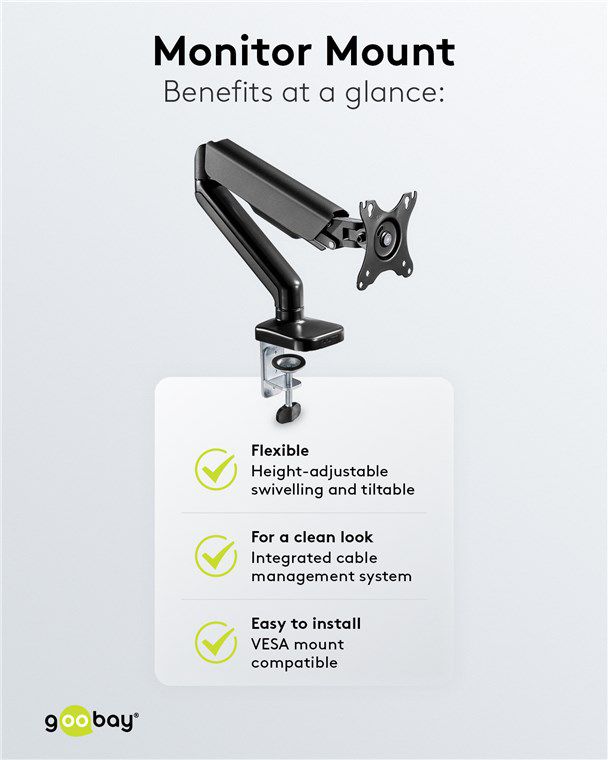 Monitorhalterung mit Gasdruckfeder