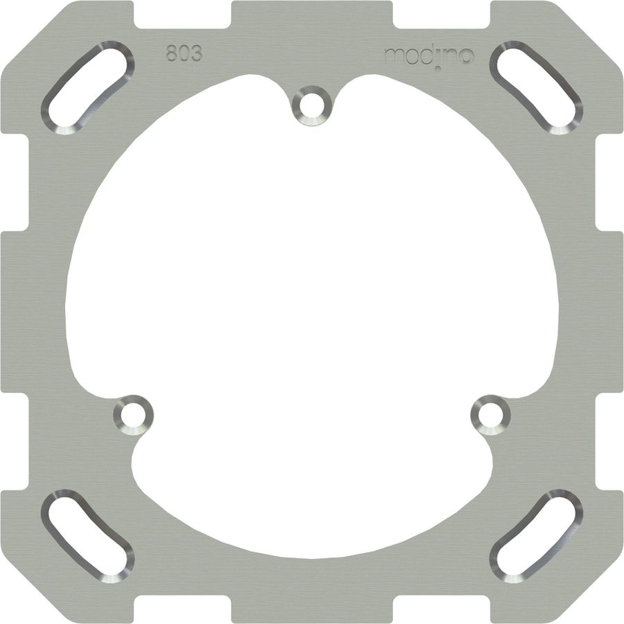 plaque de fixation ta.1x1 avec fixation en 3 points modino