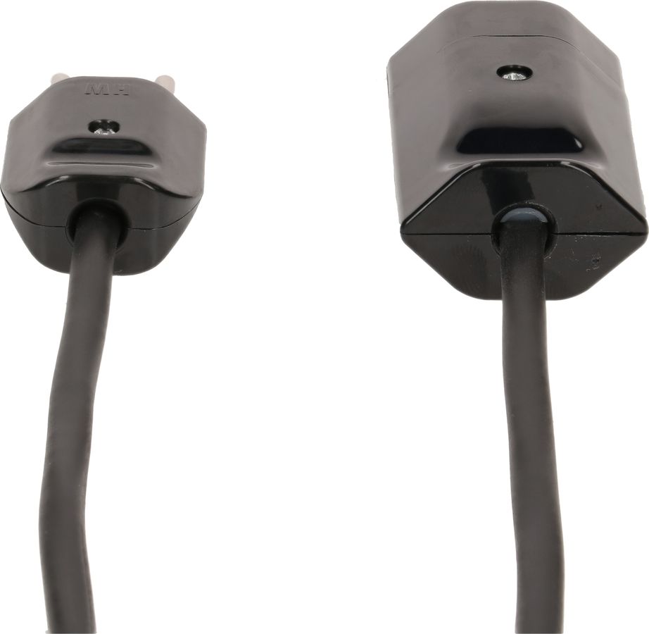 rallonge 3G1.0 1m noir blindée type 12 / type 13
