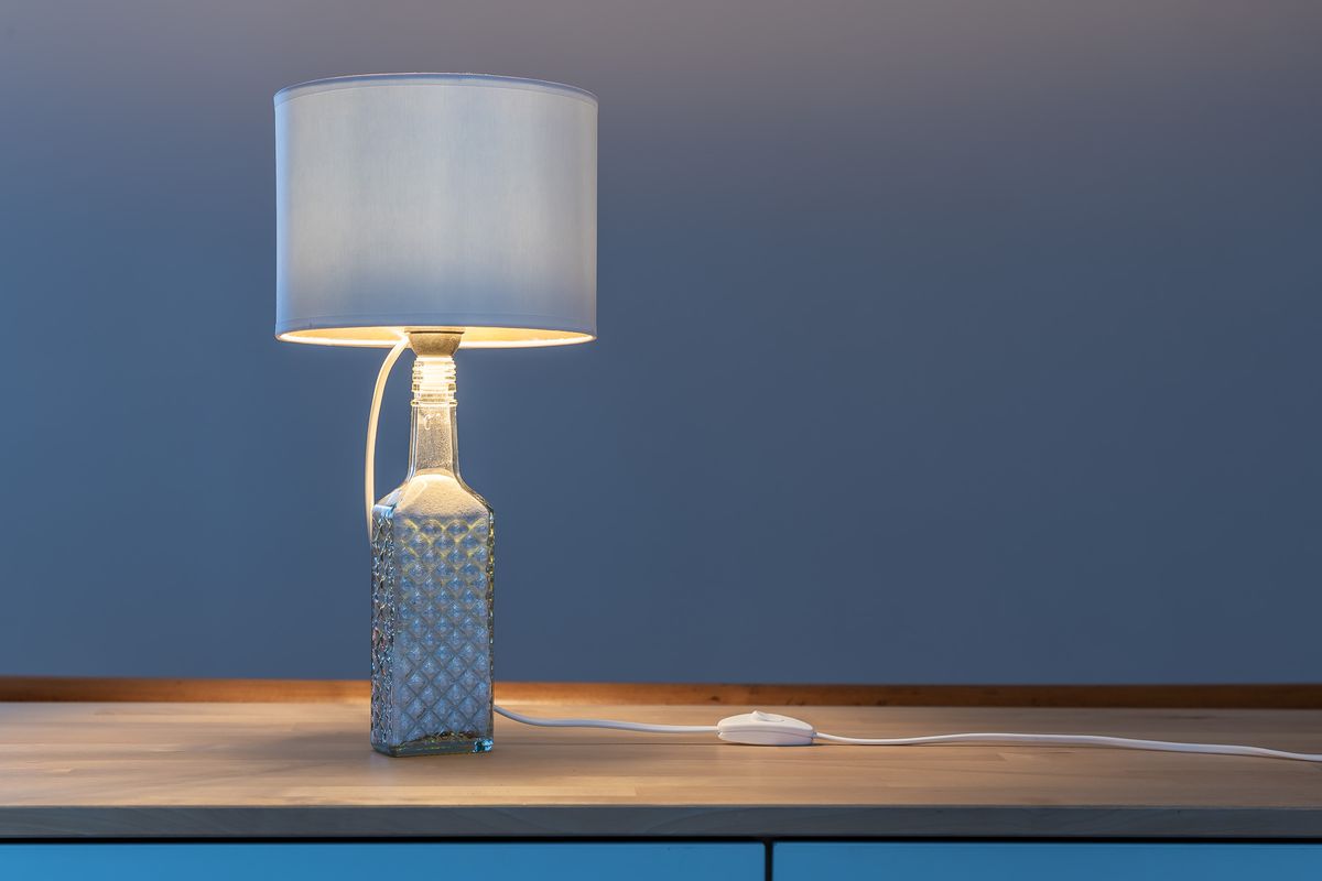 cordon de bouteille E27 blanc L=1.5m