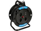enrouleur de câble 3x type 13 2x USB type A 20m noir