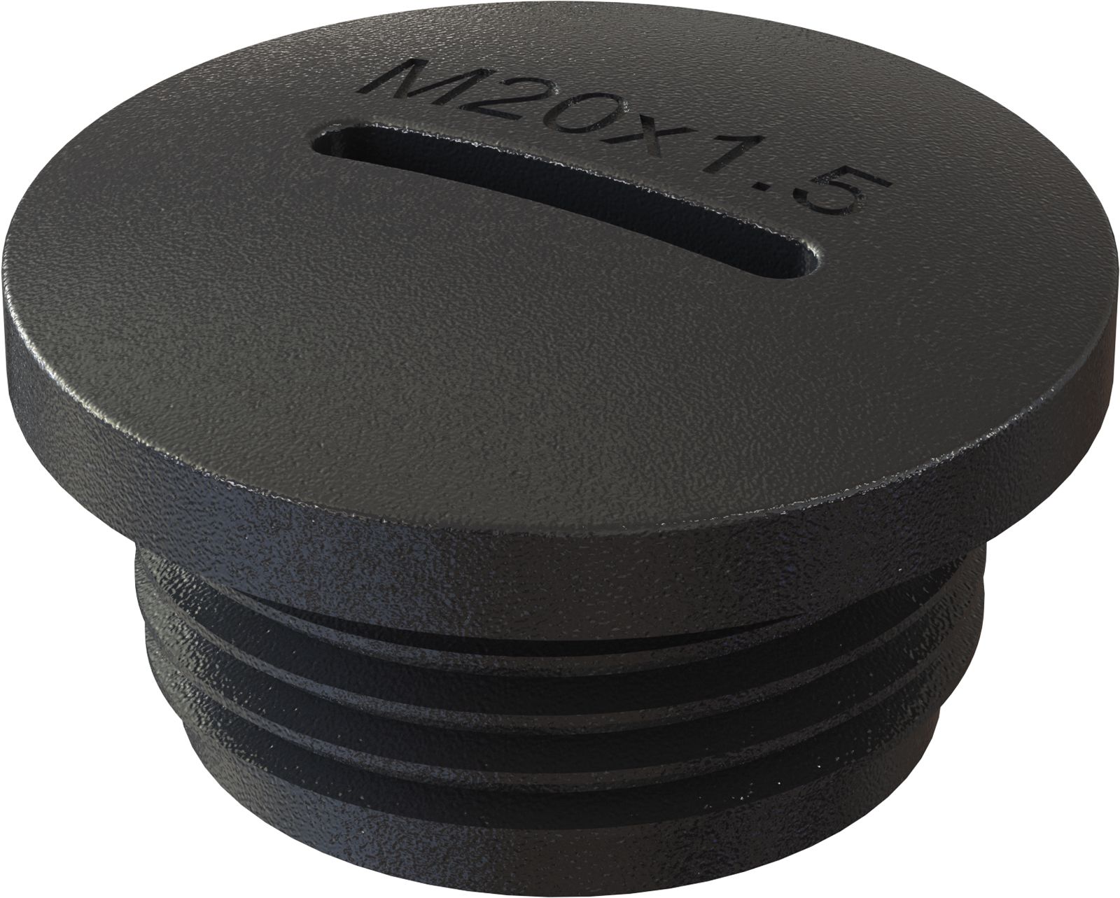 bouchon d'étanchéité M20x1.5 (joint inclus) noir