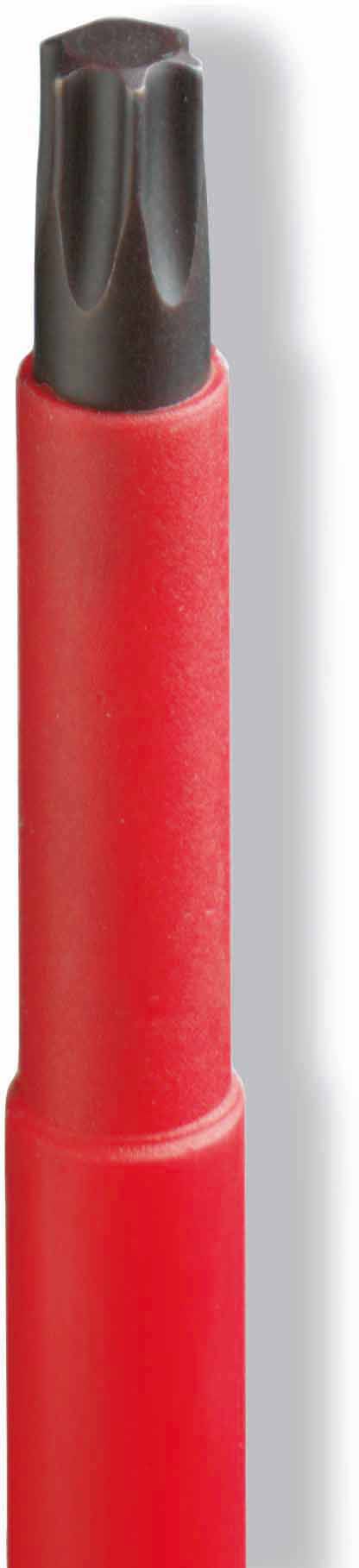 Tournevis Isolé Torx 195mm Tension d'essai 1000V T20x100mm