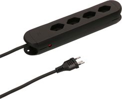 multiprise Construct Line IP20 4x type 13 noir 3m