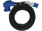 CEE-Verlängerung H07RN-F3G1.5 sw 15m IP44 3-polig CEE16 + Typ 23