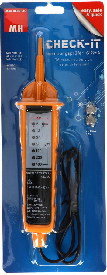 Spannungsprüfer GK26A gelb