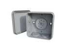 Abzweigdose 80x80x50mm AP leer IP65 grau