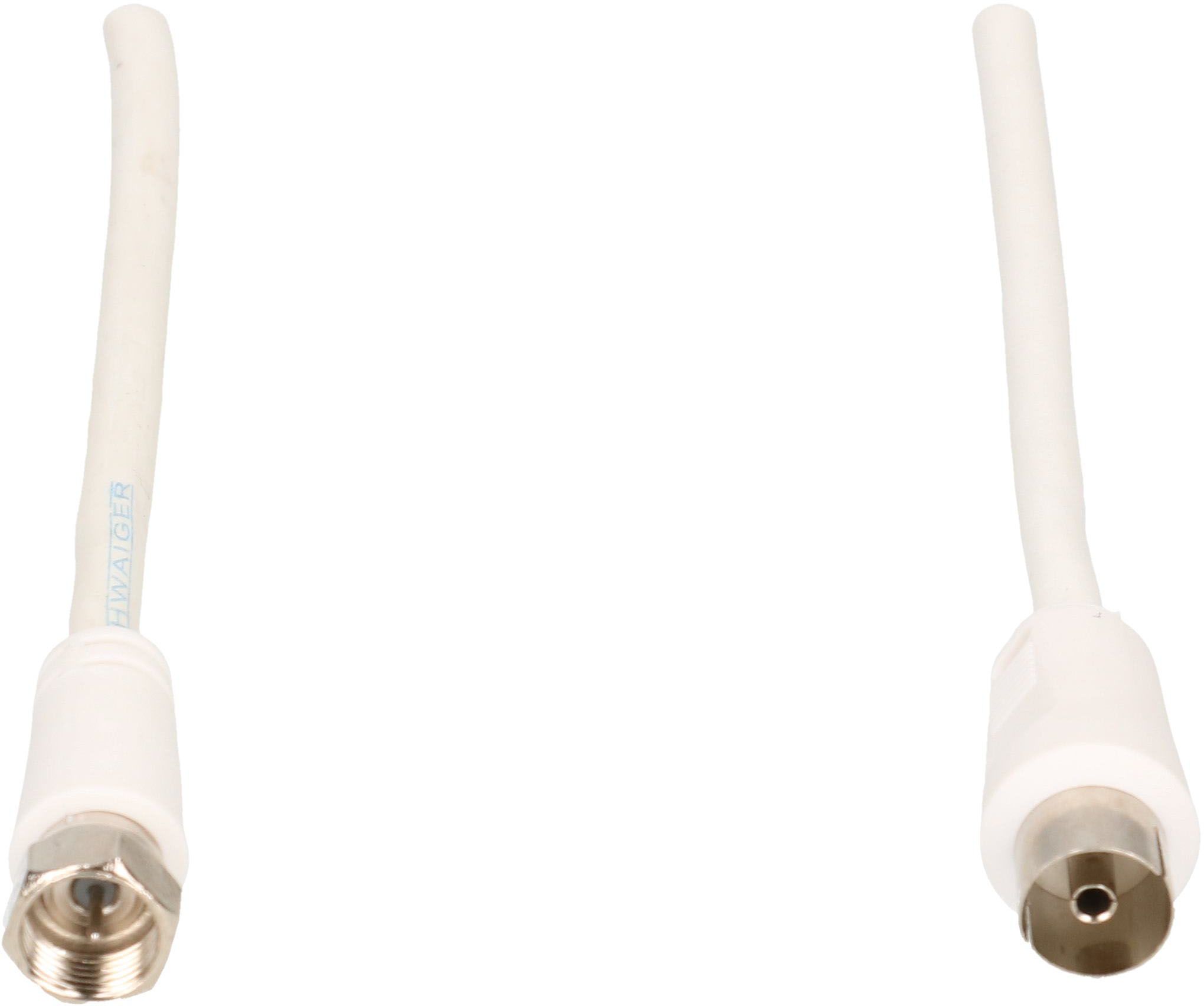 câble de raccordement SAT 75dB 1.5m blanc