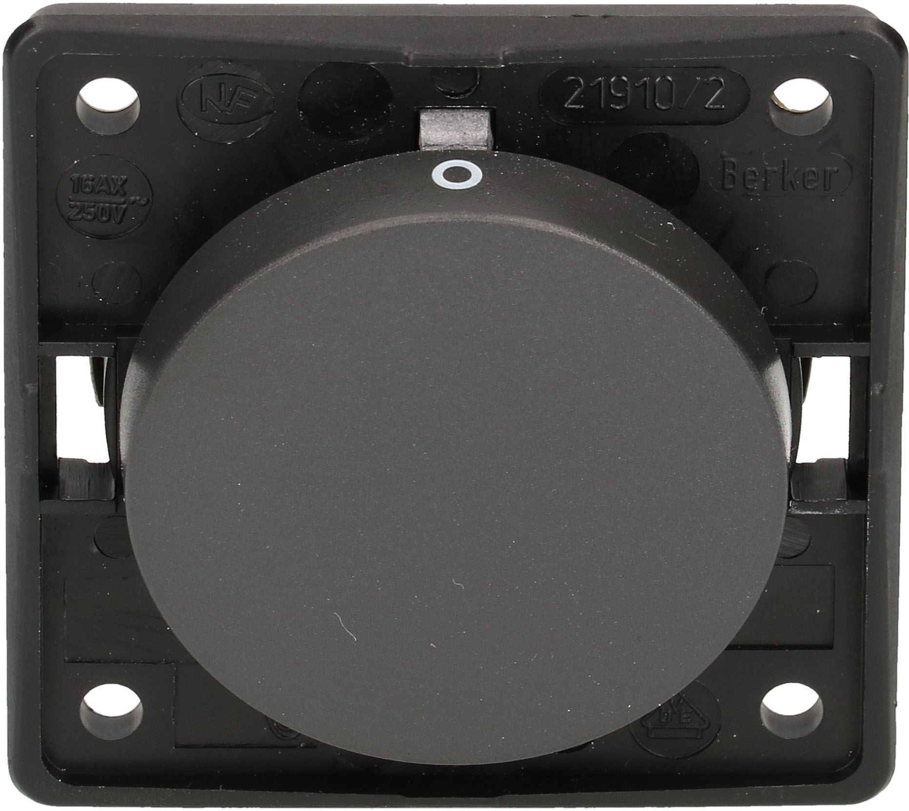 interruttore basculante s0 impresso 0 Integro Flow/Pure IP44 ant