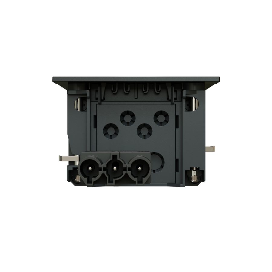 INTRO2.0 bloc multiprise noir 1x type 13 1x USB-C 60W 1x vide