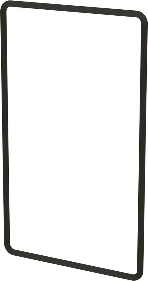 profil décoratif ta.2x1 priamos noir / 2 pièces