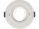 Einbaurahmen Ø80 weiss für LED-Lampen mit GU10-Sockel