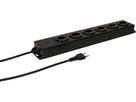 multiprise Power Line 6x type 13 noir/noir 1.5m
