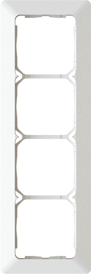 cadre de recouvrement ta.4x1 ENC +profil décoratif priamos blanc