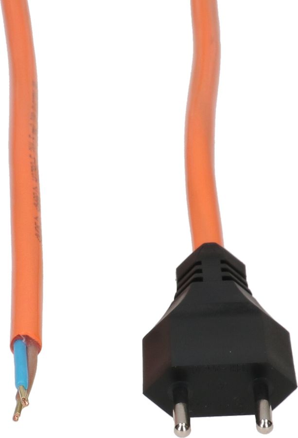 câble secteur EPR/PUR H07BQ-F2X1.5 5m orange type 11