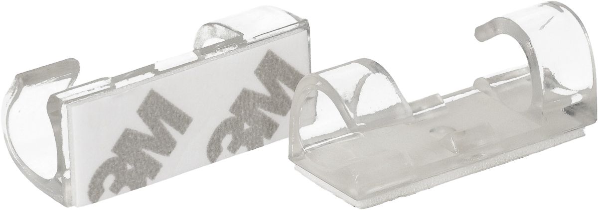 kit de clips pour câbles 8mm transparent