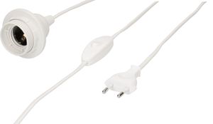 garniture d'éclairage E27 blanc L=2.0m