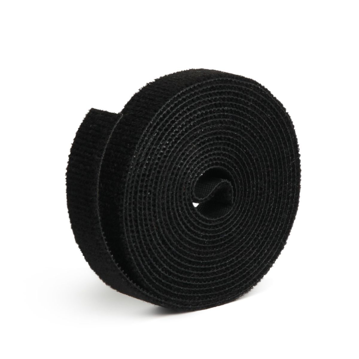 rouleau de velcro double face 3m noir