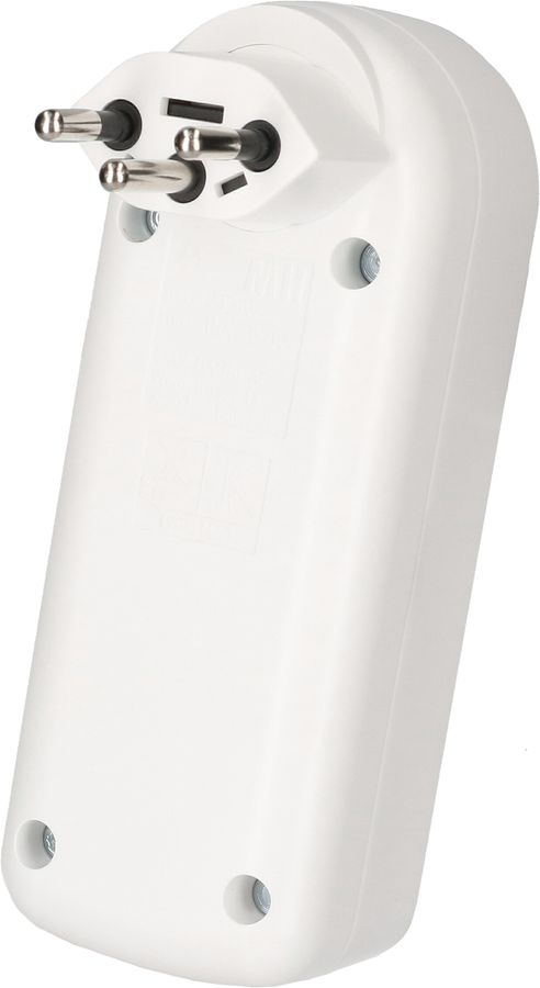 multi adaptateur ADAPT 3x type 13 blanc rotatif