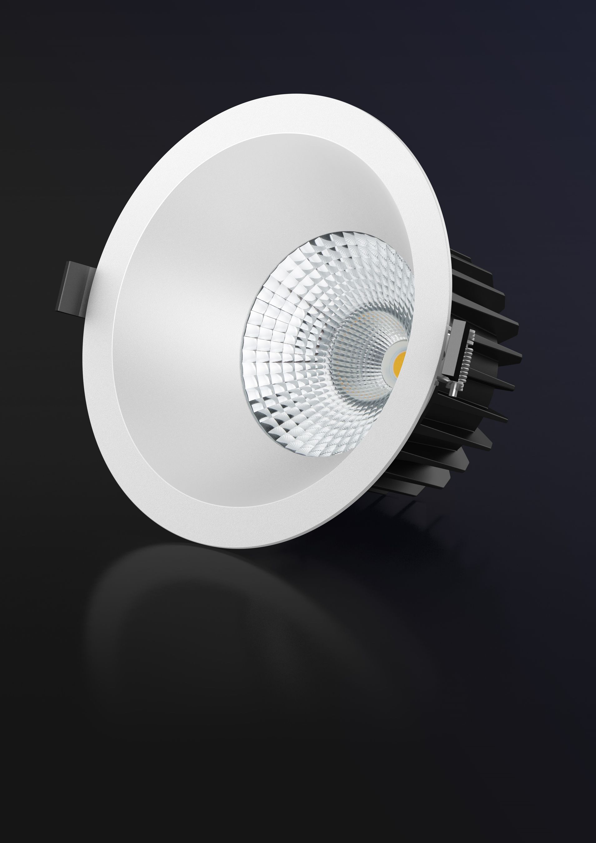 LED-Downlight ATMO Ø200 blanc 3000+4000K 2305lm 60°