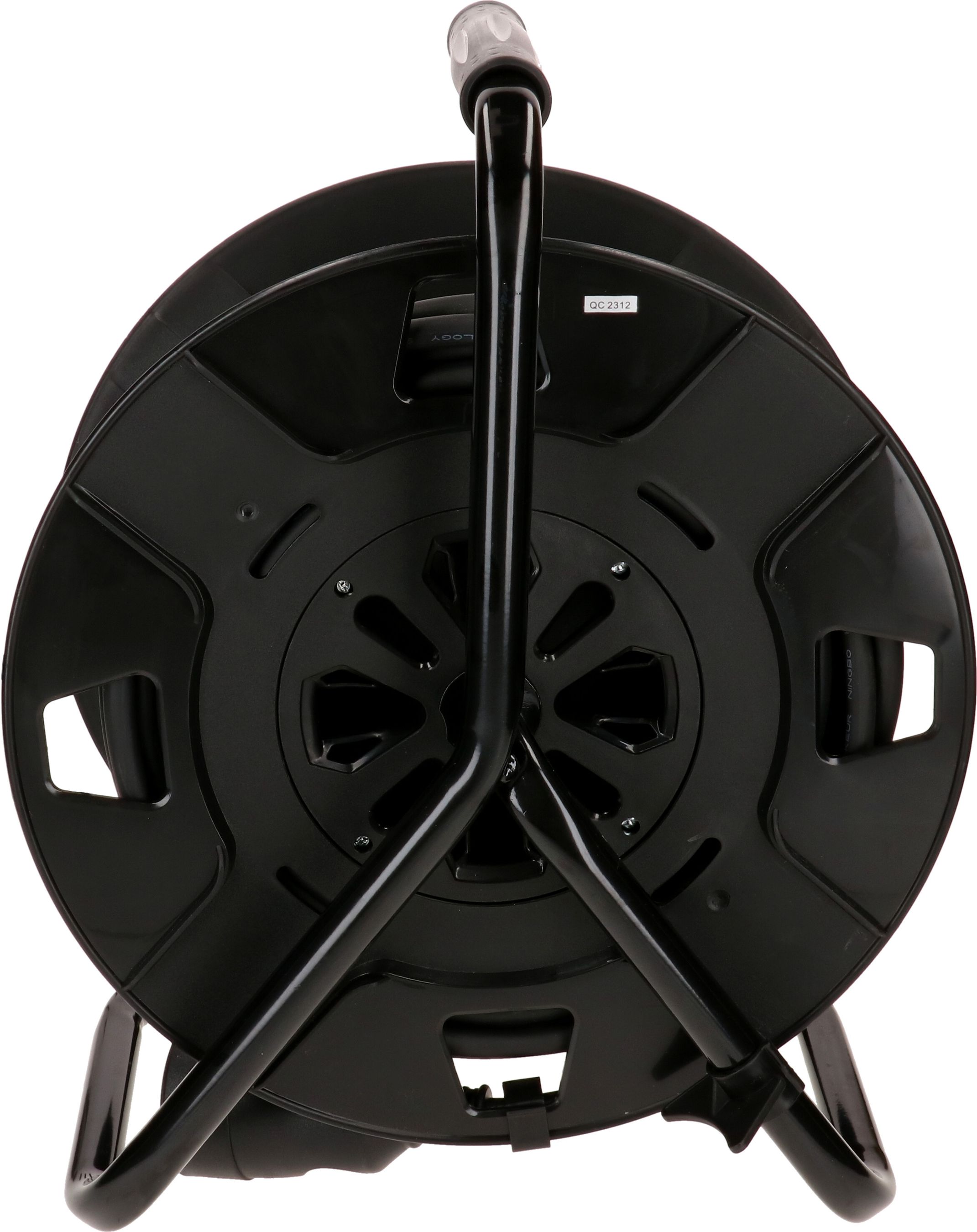 enrouleur de câble de jardin IP55 1x type 13 33m noir