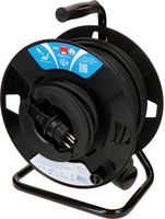 enrouleur de câble de jardin IP55 1x type 13 33m noir