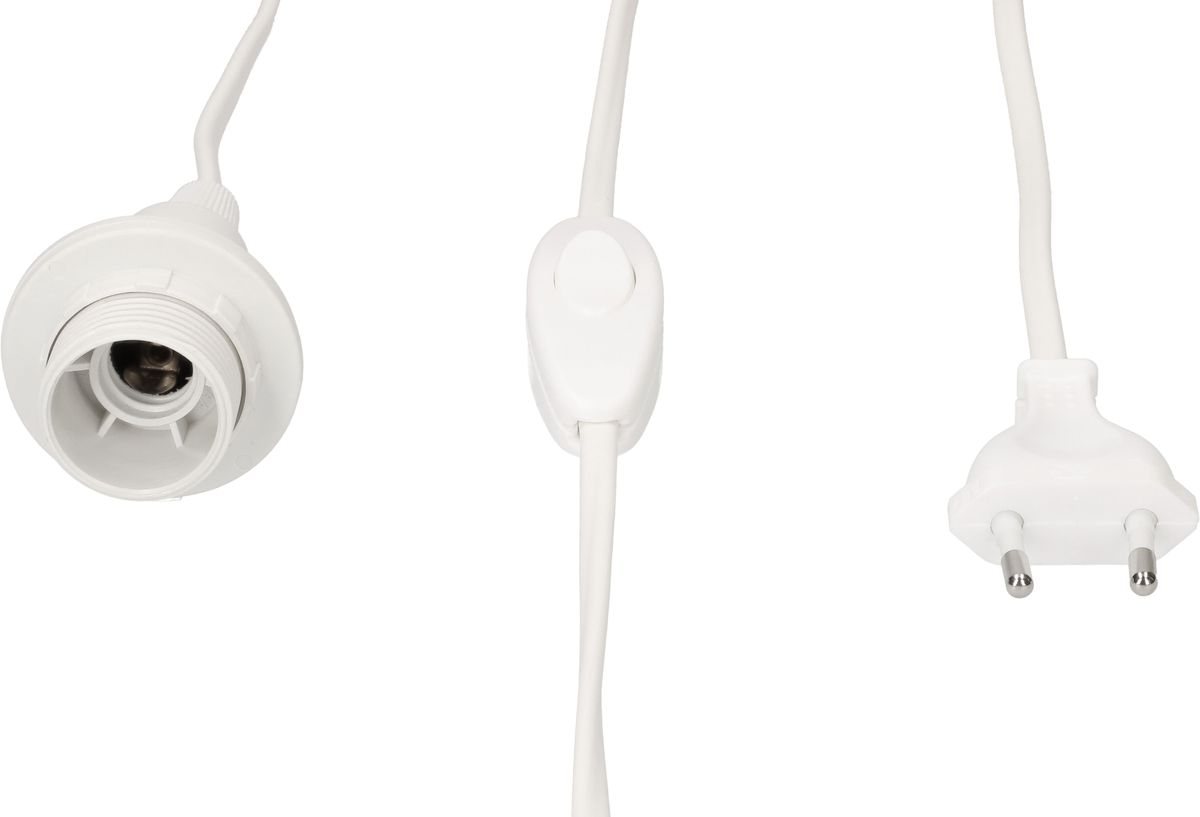 garniture d'éclairage E14 blanc L=1.5m