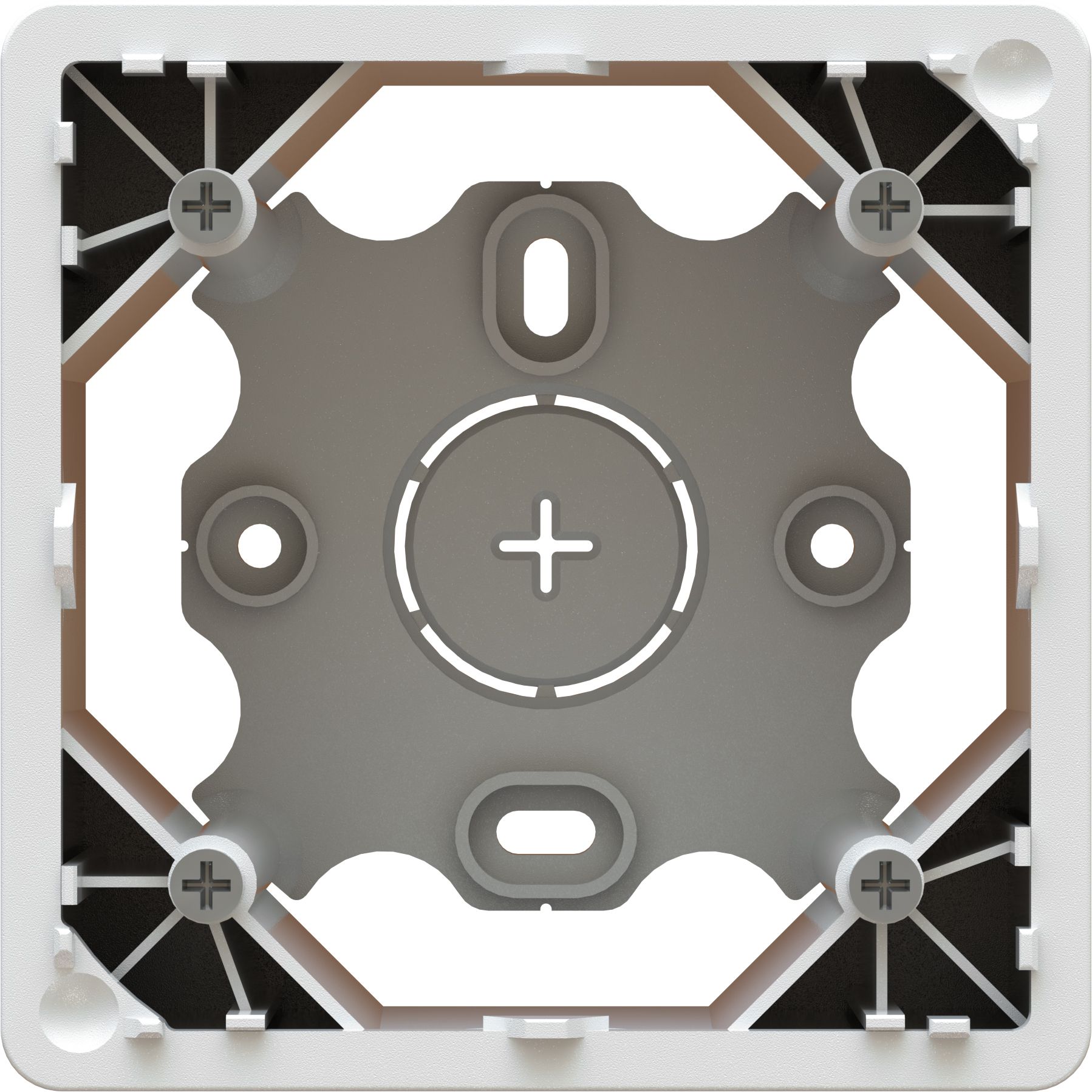 boîtier ta.1x1 AP priamos blanc