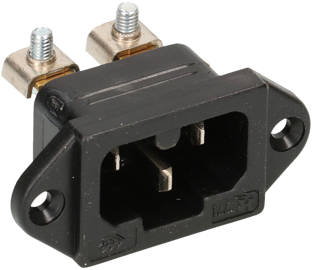 spina dell'apparecchio tipo C16A 3 poli nero