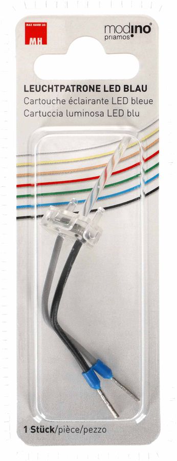 cartouche éclair. LED bleue pour interr./bouton et petite comb.