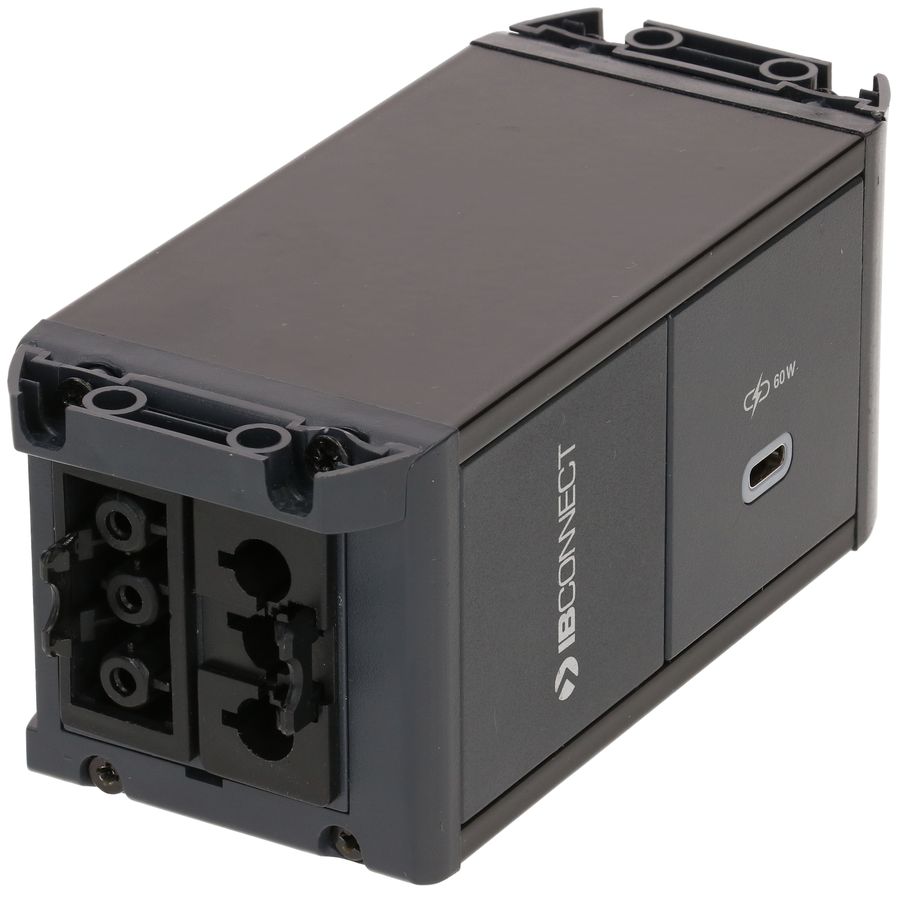 BIT bloc multiprise noir 1x USB-C 60W