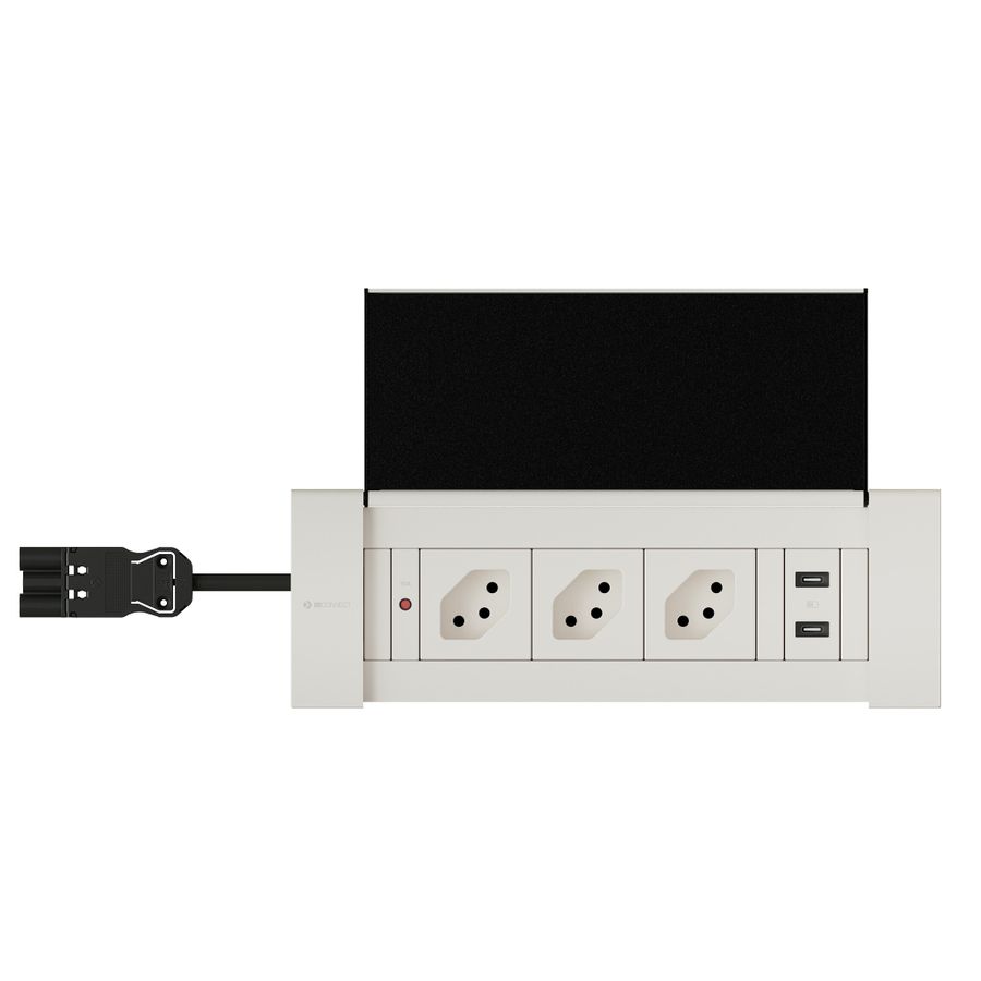 NEXO presa multipla bianco 3x tipo 13 1x USB-C/C