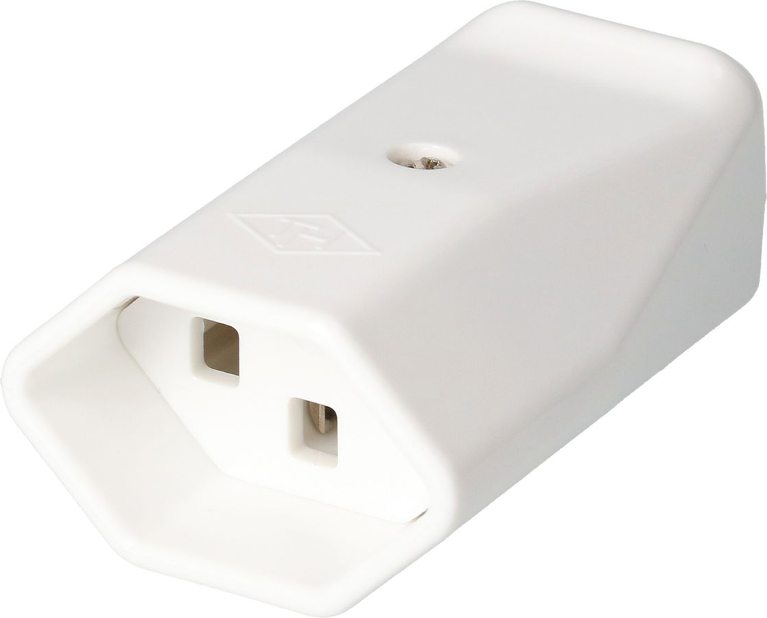 prise TH type 23 3 pôles blanc