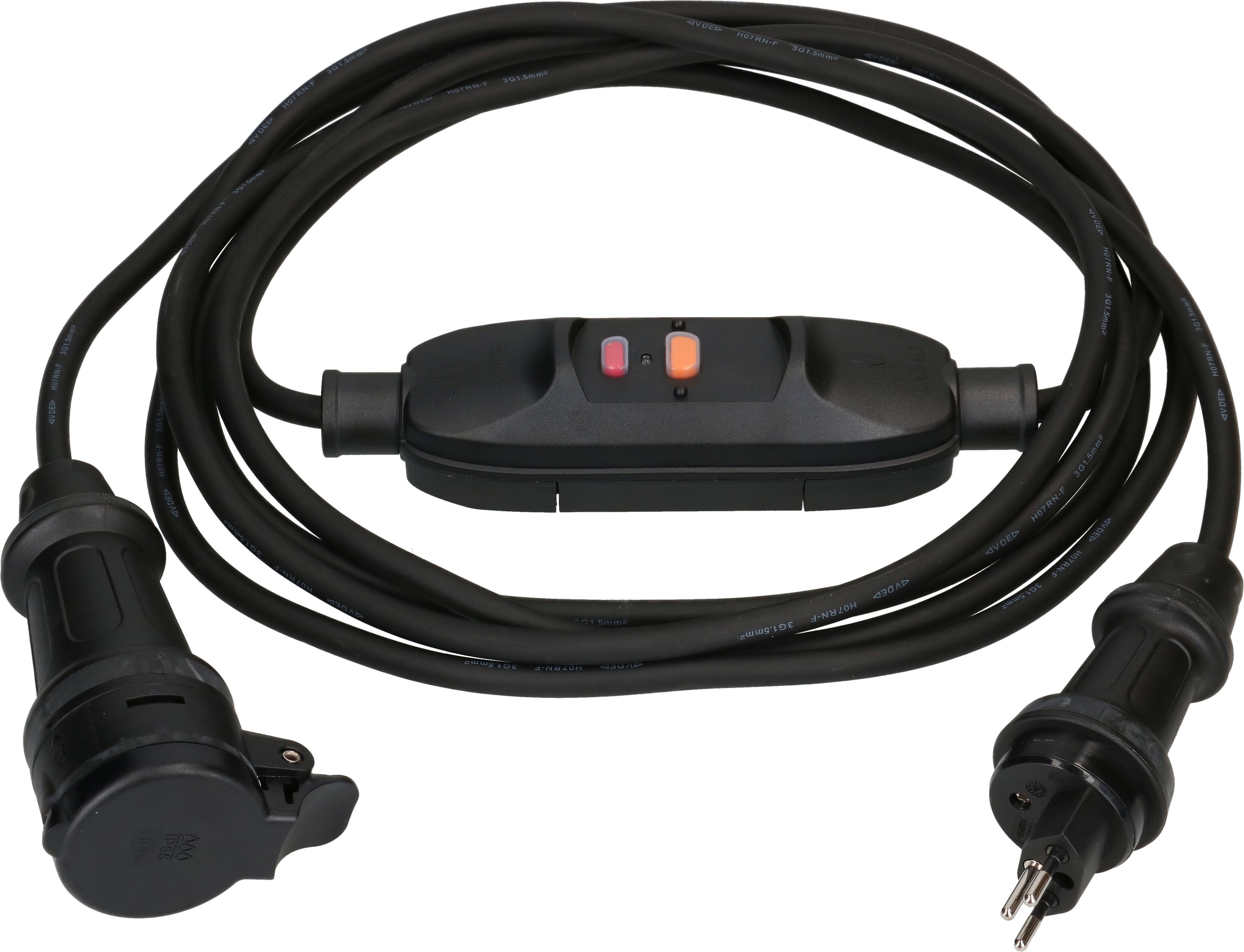 rallonge type 13 + FI interr. intermédiaire de protection 5m IP55