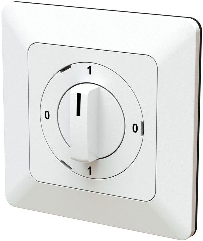 interrupteur rotatif schéma 0/1L 0-1-0-1 ENC priamos blanc