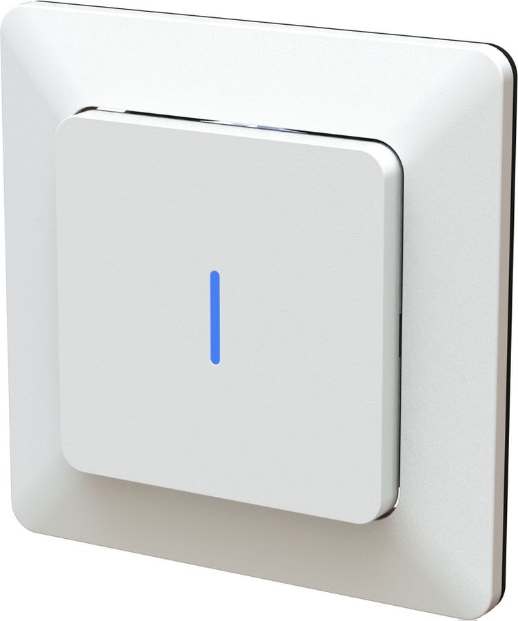 Drucktaster A/R beleuchtet UP priamos weiss