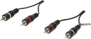 câble audio RCA HQ stéréo 5m noir