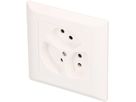 Steckdose 3x Typ 13 UP BS Kallysto weiss