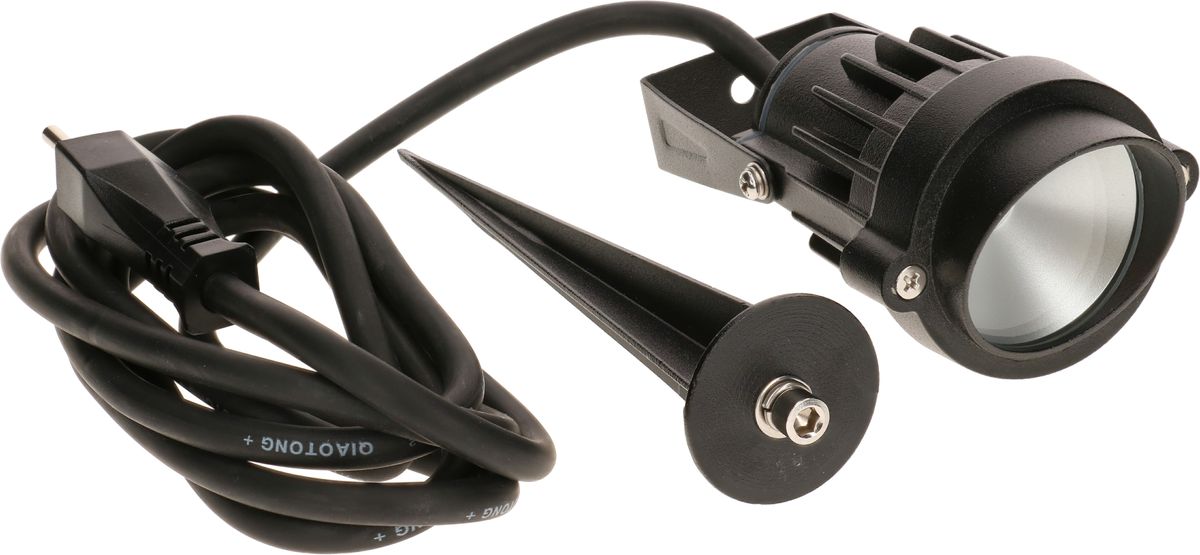 LED Gartenspot 350lm ALU schwarz IP65