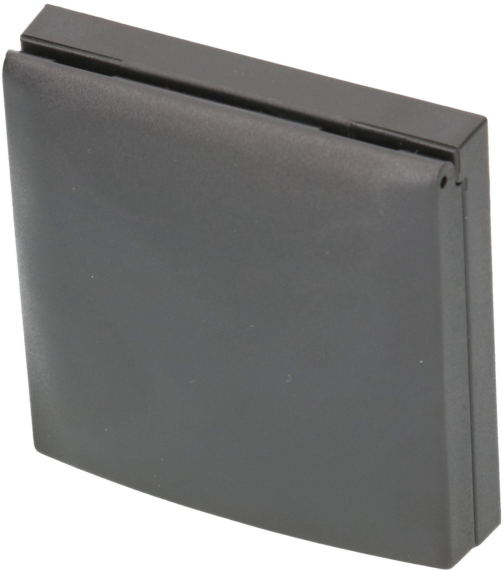 Abdeckrahmen Gr.1 UP mit Klappdeckel Integro anthrazit