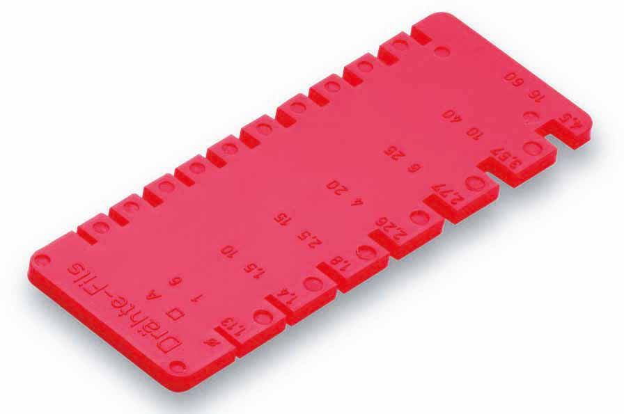 Jauge de câble ou fil LxlxH 95x35x3mm norme suisse (Datwyler)