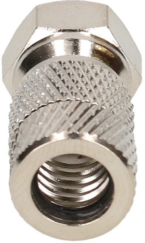 fiche F à visser D=7mm avec joint 2 pièces