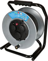 enrouleur de câble en acier IP55 3x type 13 25m noir acier