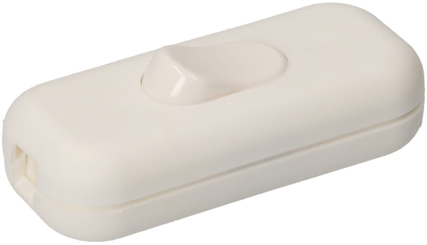 interrupteur à cordon 1 pôle, OFF 2(1)A, blanc