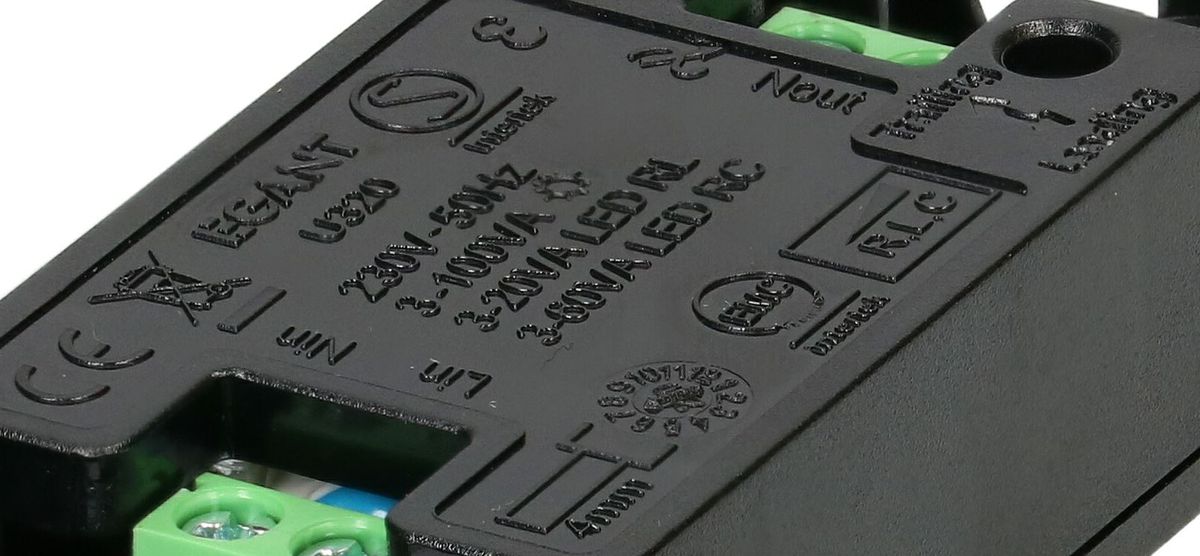 variateur universel sur cordon LED noir