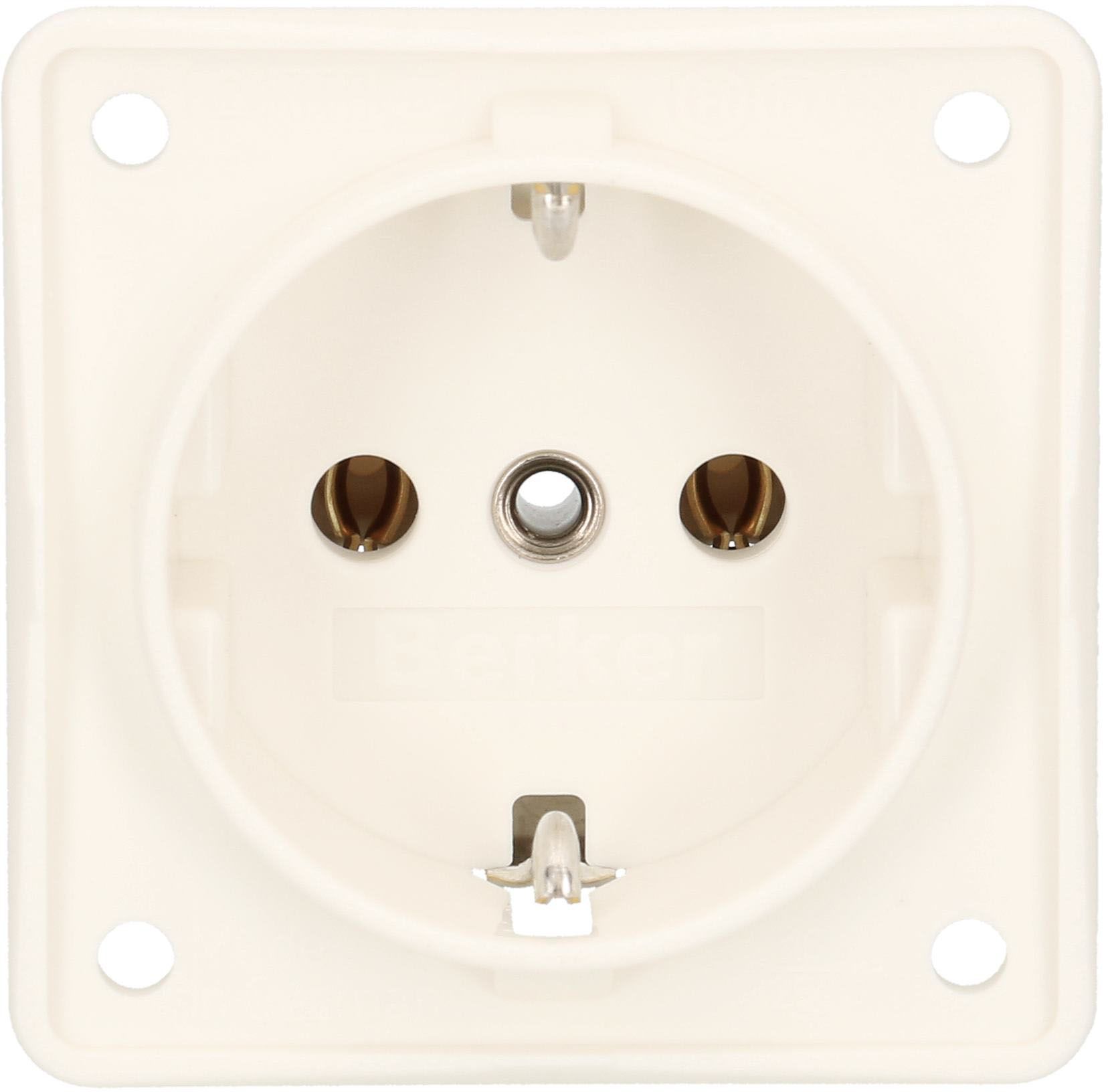 presa 1x Schuko apparecchio con placca frontale Berker Integro bi